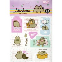 Наліпки Yes "Pusheen" 18шт №954924(100)