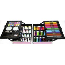 Набір для творч. в валізі: фломастери,олівці,фарби,пастель,пензлики,23х34см 858122
