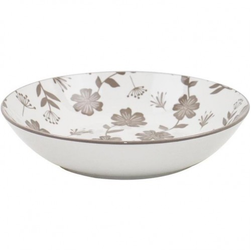 Тарілка супова керам. "Ardesto Ravenna" 20см,біло-бежева №AR1320R