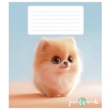 Зошит 12арк. кос. лін. Школярик дівч. ВД-лак 012-3489C(30)(300)