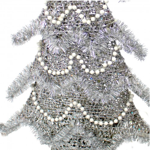 Гірлянда електрична вулична Ялинка-2 60 см, срібло 19-019-60-S