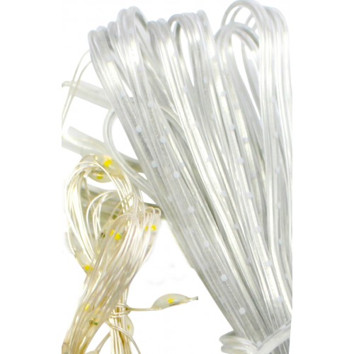 Гірлянда-штора електрич. Роса 144LED білий теплий L-1,8 H-1,2м,USB ,пульт 1931-07(50)