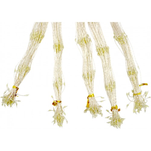 Гірлянда-пучок електрична Роса 500 LED L-3 м біла, перехідник 1947-03