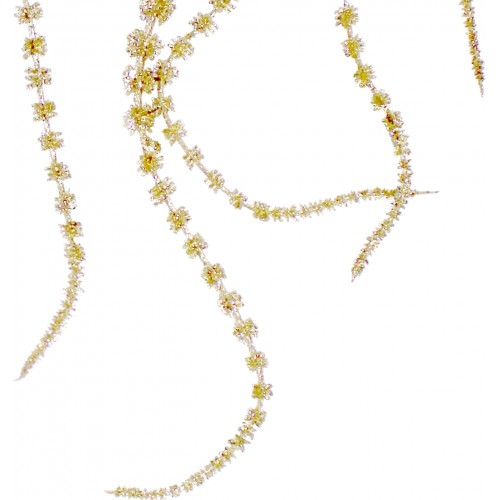 Гілка декор. 80см спадаюча,з глітером,шампань  №839-944/Bonadi/(24)