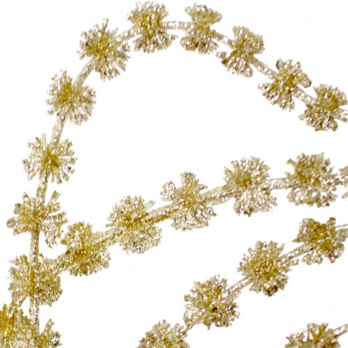 Гілка декор. 80см спадаюча,з глітером,шампань  №839-944/Bonadi/(24)