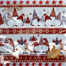 Серветки столові ТМ "La Fleur" 2-х шарові (16шт) НР Гостроверхі капелюхи(16)