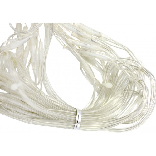 Гірлянда-штора електрич. Роса 100LED USB 20ліній білий теплий L-3м H-0,6м 1935-07(100)