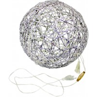 Гірлянда електрична Куля срібло d-30 см (20) 19-101-30S  