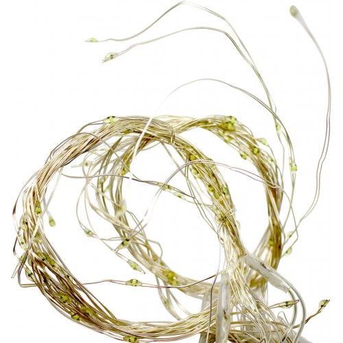 Гірлянда-штора електрич. Роса 100LED USB 20ліній білий теплий L-3м H-0,6м №1935-03(100)