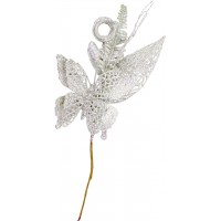 Букет декор. 13см з метеликом, шампань №901-184/Bonadi/(72)