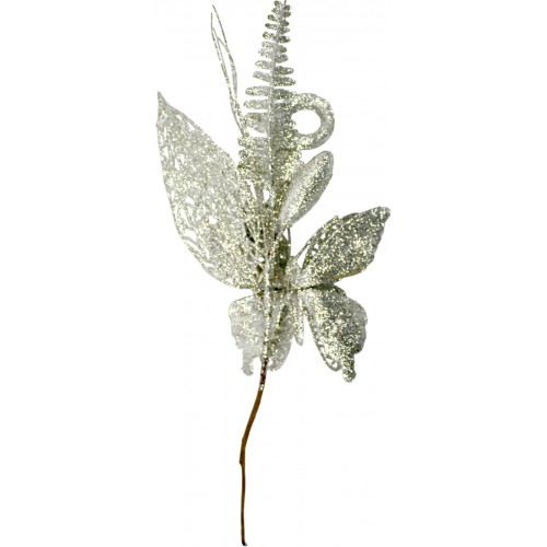 Букет декор. 13см з метеликом, шампань №901-184/Bonadi/(72)