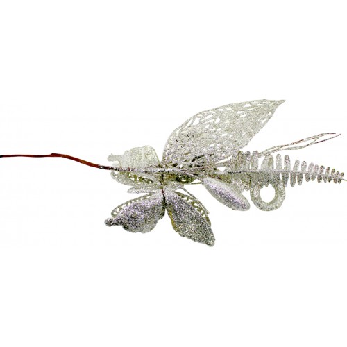 Букет декор. 13см з метеликом, шампань №901-184/Bonadi/(72)