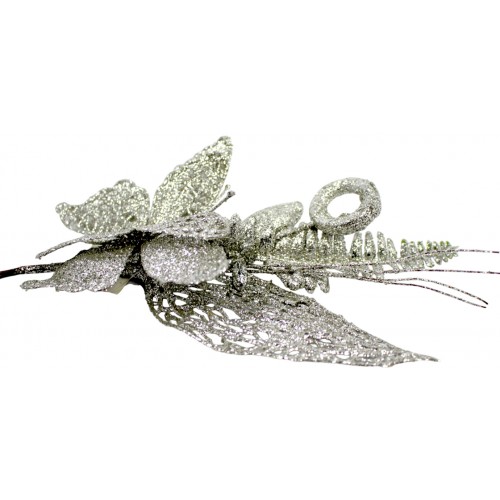 Букет декор. 13см з метеликом, шампань №901-184/Bonadi/(72)