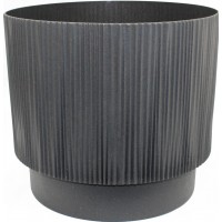Горщик квітковий пласт. "Осло" d30х27см 14л граніт wood,зі вставкою №5723/Алеана/(4)