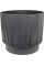 Горщик квітковий пласт. "Осло" d30х27см 14л граніт wood,зі вставкою №5723/Алеана/(4)