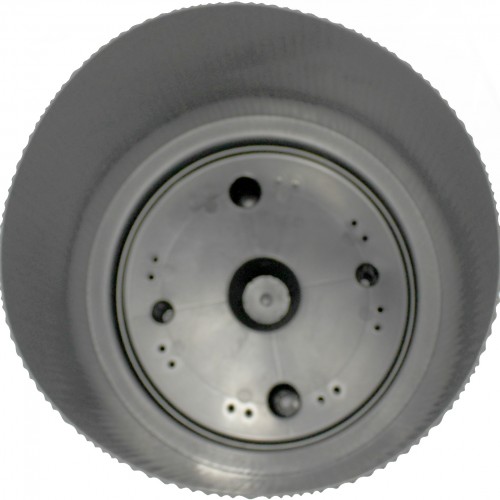 Горщик квітковий пласт. "Осло" d30х27см 14л граніт wood,зі вставкою №5723/Алеана/(4)