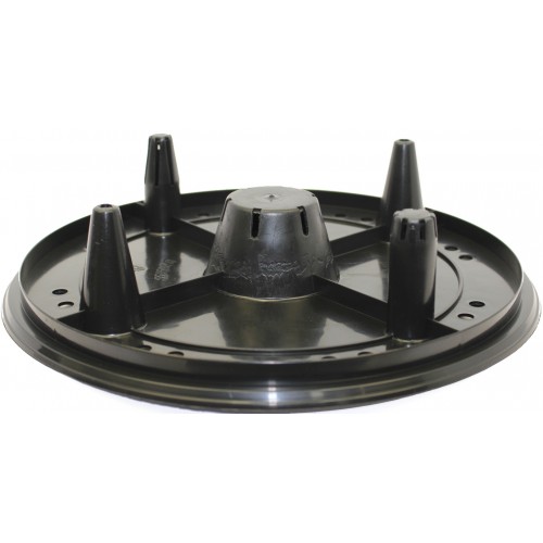 Горщик квітковий пласт. "Осло" d30х27см 14л граніт wood,зі вставкою №5723/Алеана/(4)