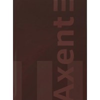 Книга-канц. A4 96арк. кліт. тв. обкл. One colors бордова 8426-2-A/Axent/