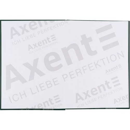 Книга-канц. A4 96арк. кліт. тв. обкл. One colors зелена 8426-1-A/Axent/