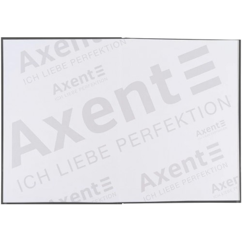 Книга-канц. A4 96арк. кліт. тв. обкл. One colors сіра 8426-4-A/Axent/