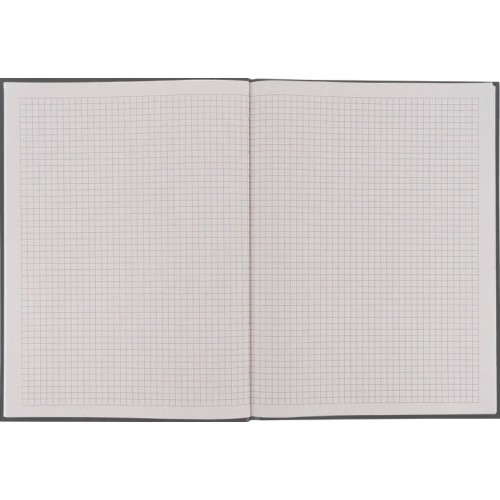 Книга-канц. A4 96арк. кліт. тв. обкл. One colors сіра 8426-4-A/Axent/