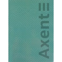 Книга-канц. A4 96арк. кліт. тв. обкл. Pattern бірюзова 8425-3-A/Axent/