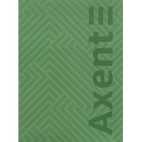 Книга-канц. A4 96арк. кліт. тв. обкл. Pattern зелена 8425-1-A/Axent/