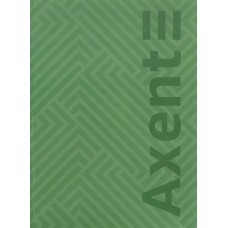 Книга-канц. A4 96арк. кліт. тв. обкл. Pattern зелена 8425-1-A/Axent/