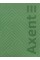 Книга-канц. A4 96арк. кліт. тв. обкл. Pattern зелена 8425-1-A/Axent/
