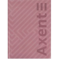 Книга-канц. A4 96арк. кліт. тв. обкл. Pattern рожева 8425-4-A/Axent/