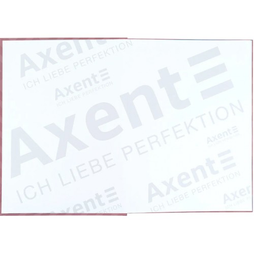 Книга-канц. A4 96арк. кліт. тв. обкл. Pattern рожева 8425-4-A/Axent/