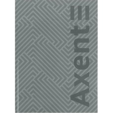 Книга-канц. A4 96арк. кліт. тв. обкл. Pattern сіра 8425-2-A/Axent/