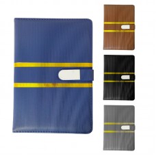 Блокнот А5 96арк. кліт. шкірзам. на магніті №А5-11/140074/Leader/