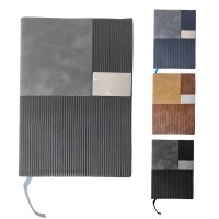 Блокнот А5 96арк. кліт. шкірзам. №А5-6/140078/Leader/