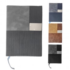 Блокнот А5 96арк. кліт. шкірзам. №А5-6/140078/Leader/