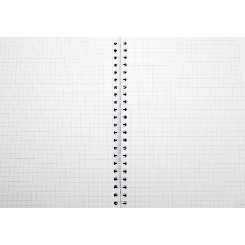 Блокнот пруж. бок. А5 80арк. кліт. карт. Апельсин подв. пруж.,лак АП-1708