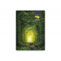 Блокнот A4 96арк. кліт. тв. обкл. Невідомі куточки України №O20367-05/Optima/