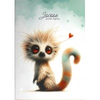 Зошит A4 80арк. кліт. карт. Student виб.УФ-лак A4-080-5247K/Школярик/(8)(144)