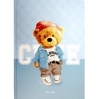 Зошит A4 80арк. кліт. карт. інтегр.обкл.,мат.лам.+виб УФ A4-IC-080-7035K/Школярик/(4)(16)