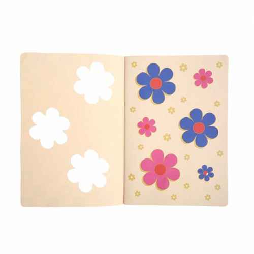 Зошит А4 40арк. кліт. з висічкою "Flowers" №682023/Yes/(1)(20)(40)