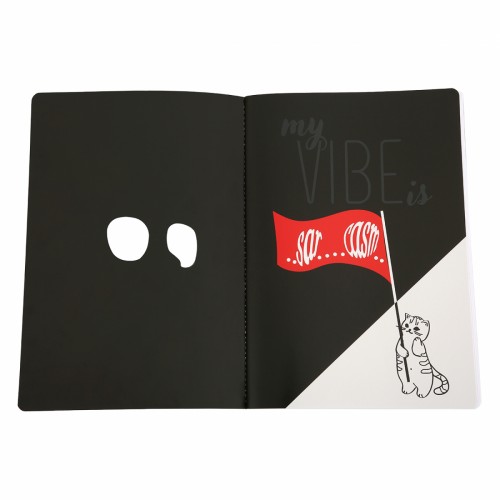 Зошит А4 40арк. кліт. з висічкою "Sarcasm" №682014/Yes/(1)(20)(40)