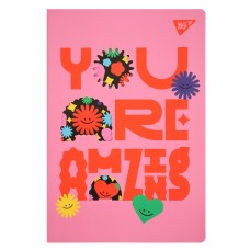 Зошит А4 40арк. кліт. з висічкою "You are amazing" №682017/Yes/(1)(20)(40)