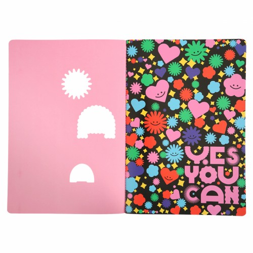 Зошит А4 40арк. кліт. з висічкою "You are amazing" №682017/Yes/(1)(20)(40)