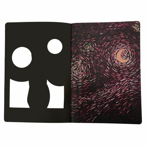 Зошит А4 60арк. лін. з висічкою "Abstraction cat" №682021/Yes/(1)(20)(40)