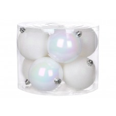 Набір куль пласт. в кор-ці 10см 8шт білий №47-100/Bonadi/