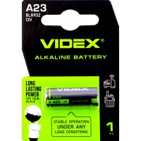 Батарейка Videx A23/E23A/1bl(1)(12)
