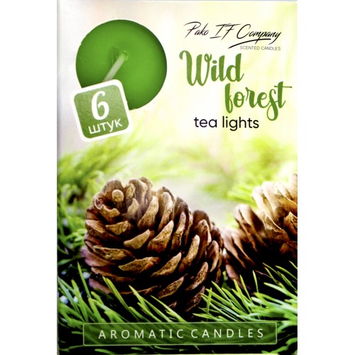 Свічка з ароматом Pako (6шт) Хвоя