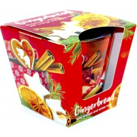 Свічка з ароматом 115г/30год. Scented candle with orange and anise note"/Польща/(12)