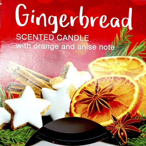 Свічка з ароматом 115г/30год. Scented candle with orange and anise note"/Польща/(12)