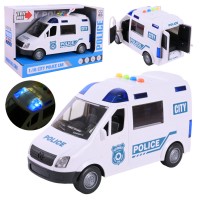 Машина на бат-ці,поліція,звук.,світ.,в кор-ці,26х11,5х16,5см №ZY222A КІ